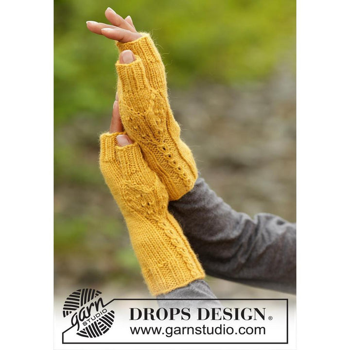 Hello Sunshine Baskenmütze Strickanleitung - Drops Design (PDF) bei bei Lieblingsgarn