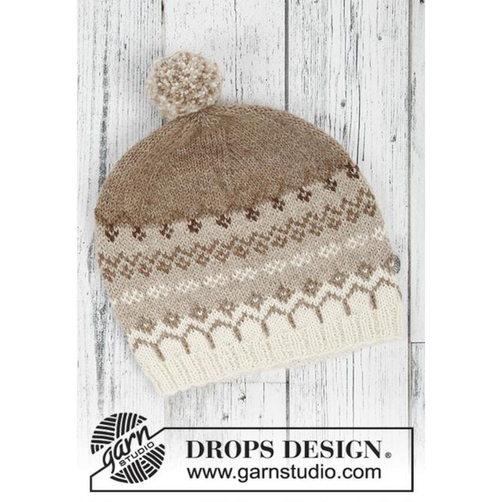 Pullover mit Rundpasse im nordischen Muster Strickanleitung - Drops Design (PDF) bei Lieblingsgarn