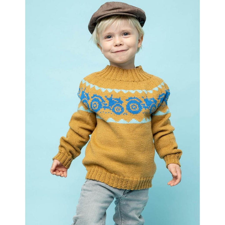 Traktor-Pullover Strickanleitung - Sandnes Garn (PDF)