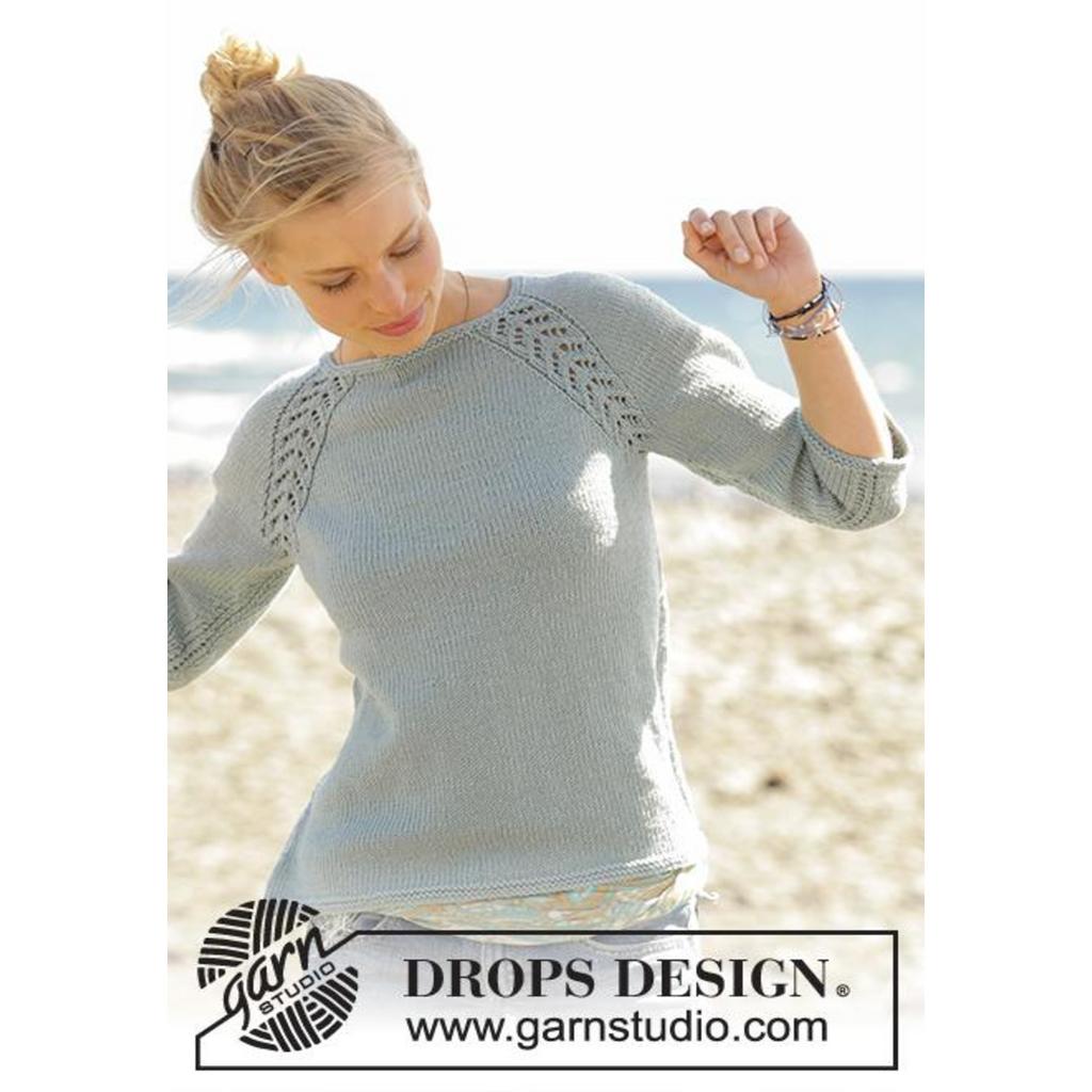 Wind Down Pullover Strickanleitung - Drops Design (PDF) bei Lieblingsgarn