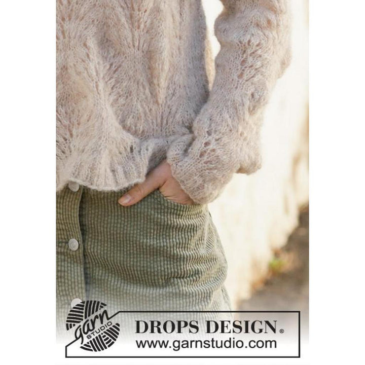 Footprints in the Sand Pullover Strickanleitung - Drops Design (PDF) bei Lieblingsgarn