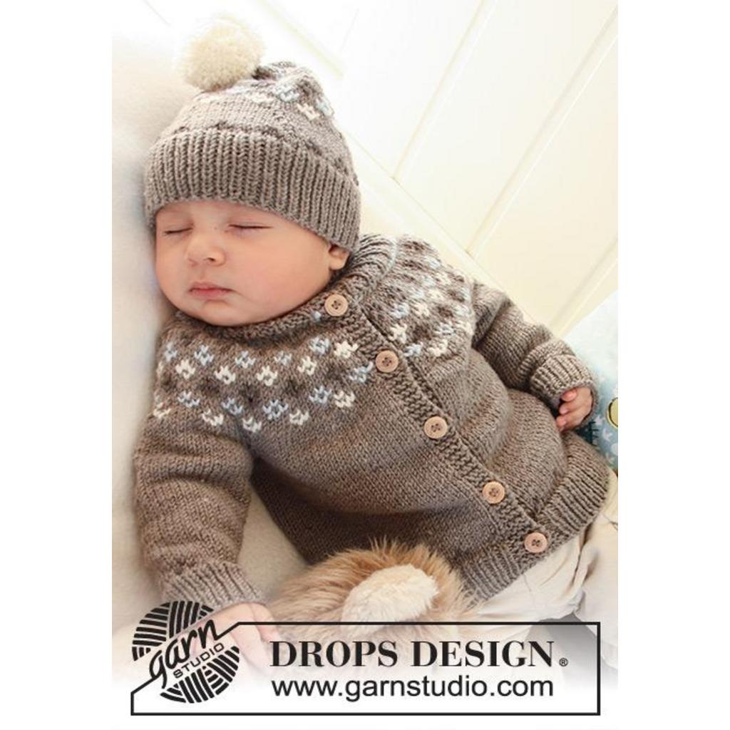 First Snow Jacke Strickanleitung - Drops Design (PDF) bei bei Lieblingsgarn