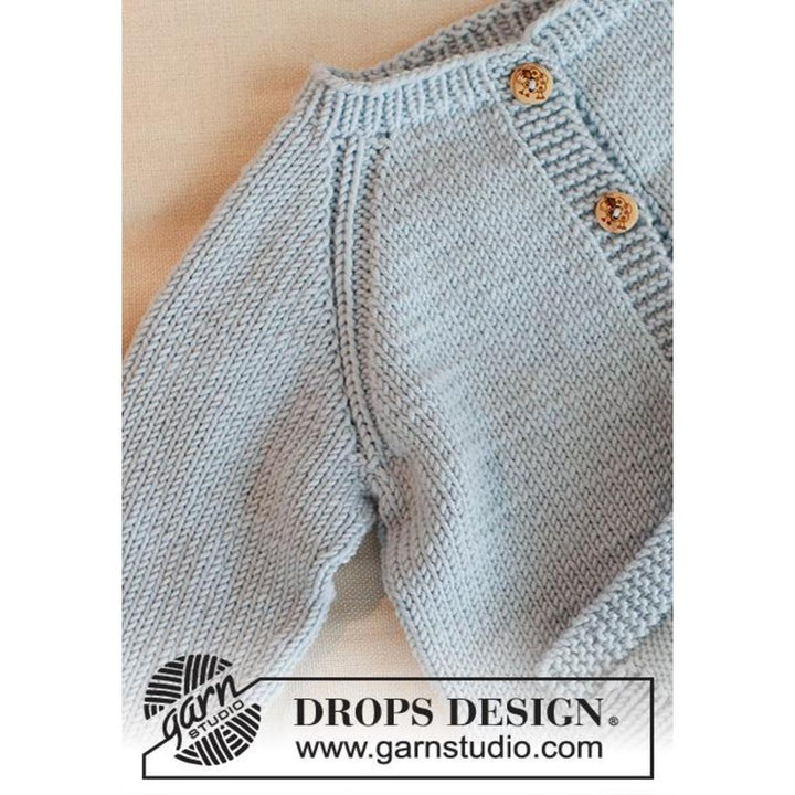 Baby Cardigan Dream in Blue Strickanleitung - Drops Design (PDF) bei Lieblingsgarn