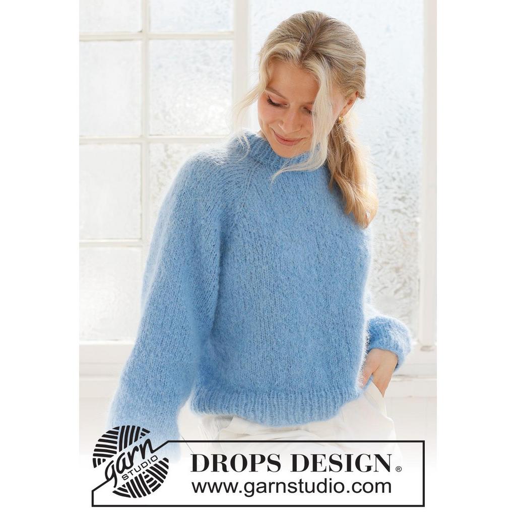 Blueberry Cream Sweater Strickanleitung - Drops Design (PDF) bei bei Lieblingsgarn