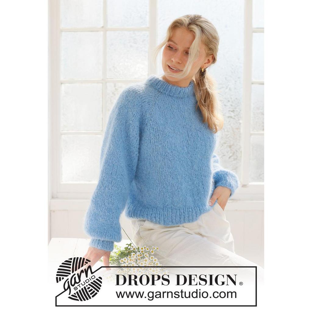 Blueberry Cream Sweater Strickanleitung - Drops Design (PDF) bei bei Lieblingsgarn