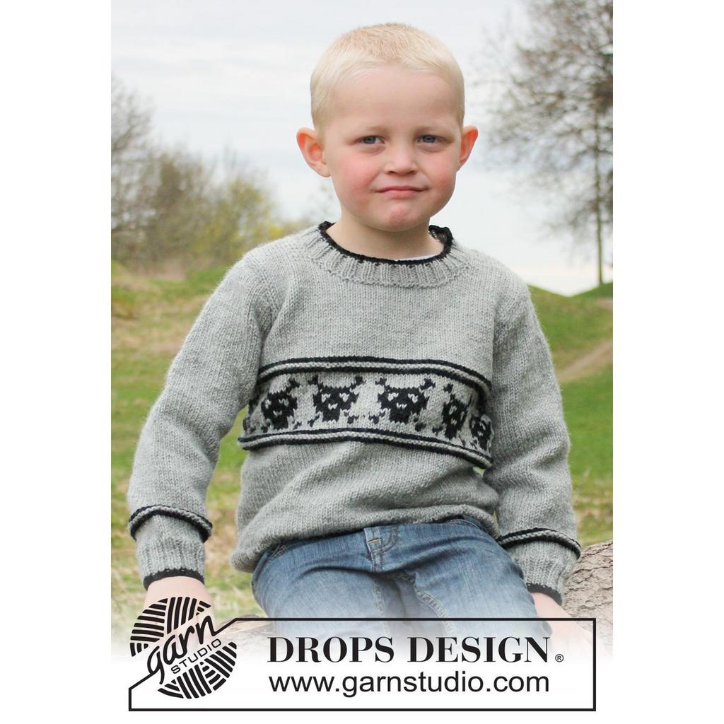 Captain Jack Kinderpullover Strickanleitung - Drops Design (PDF) bei Lieblingsgarn