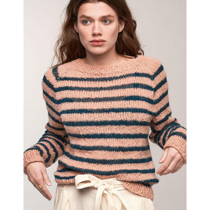 Streifen-Pullover Strickanleitung - Sandnes Garn / Olaug Beate Bjelland (PDF) bei Lieblingsgarn
