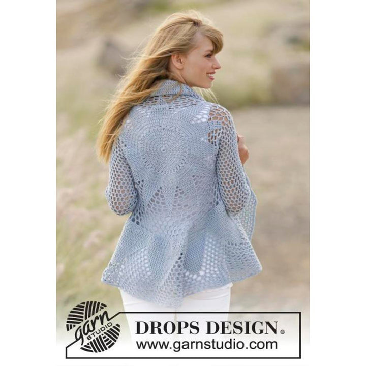 Endless Love Kreisjacke Häkelanleitung - Drops Design (PDF) bei bei Lieblingsgarn