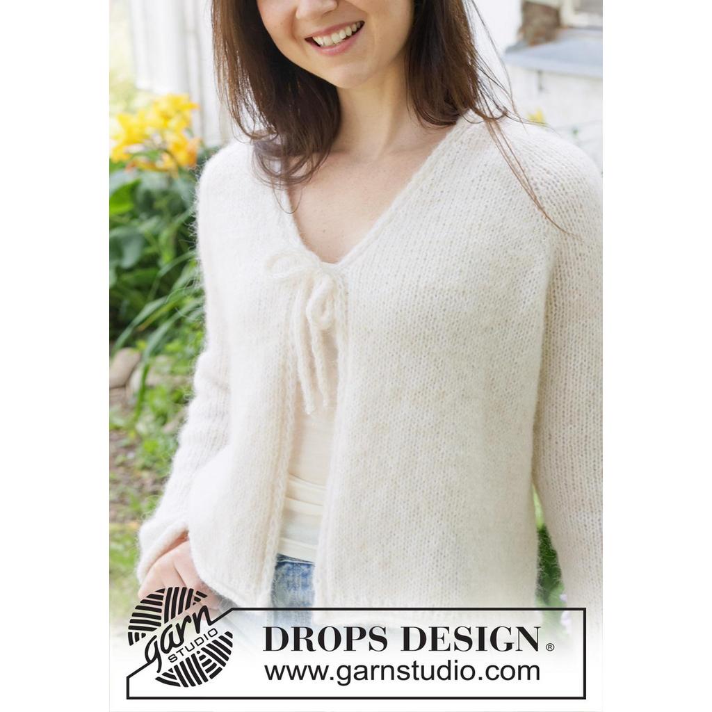 Delicate Dance Cardigan Strickanleitung - Drops Design (PDF) bei bei Lieblingsgarn