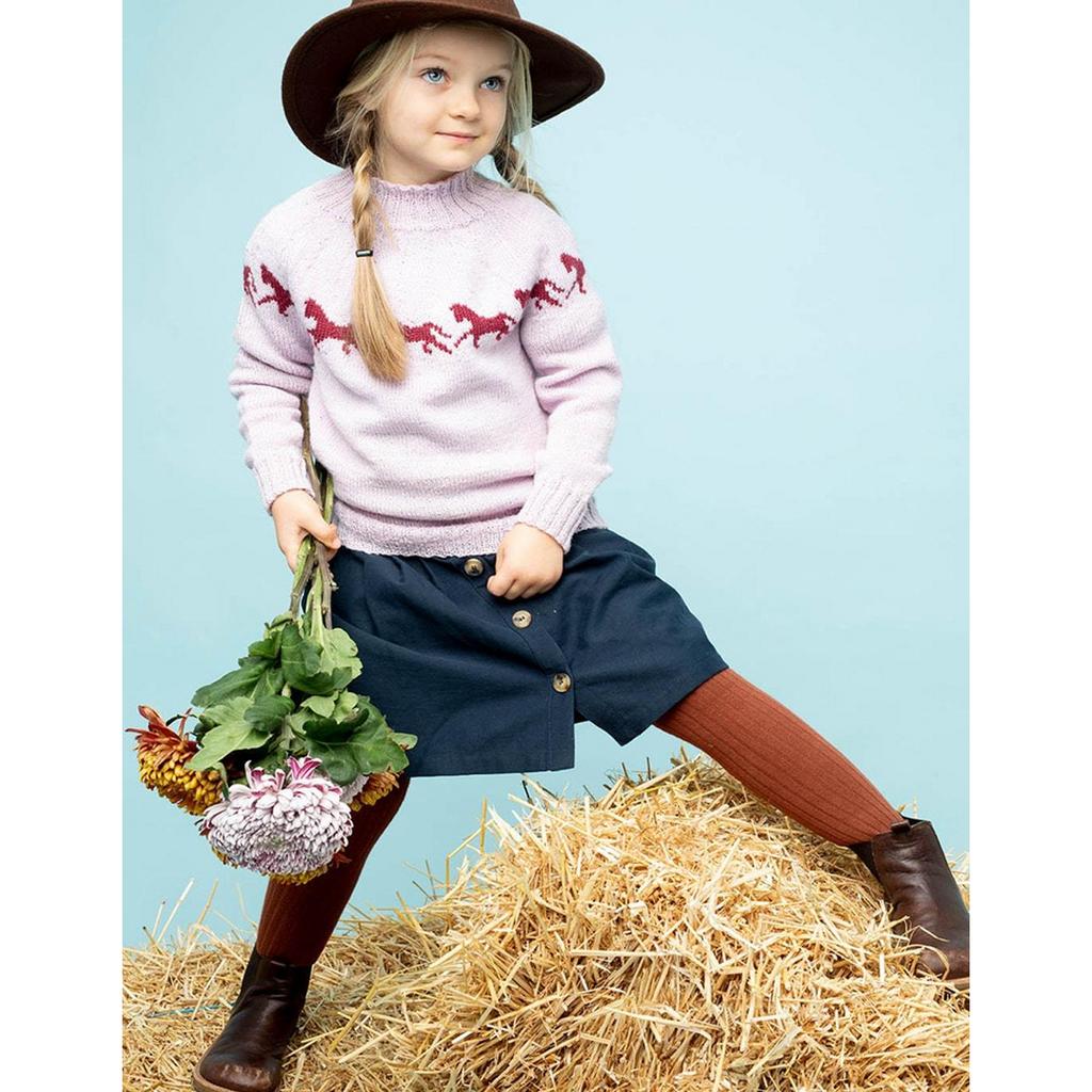 Pferde-Pullover Strickanleitung - Sandnes Garn / Olaug Beate Bjelland (PDF)
