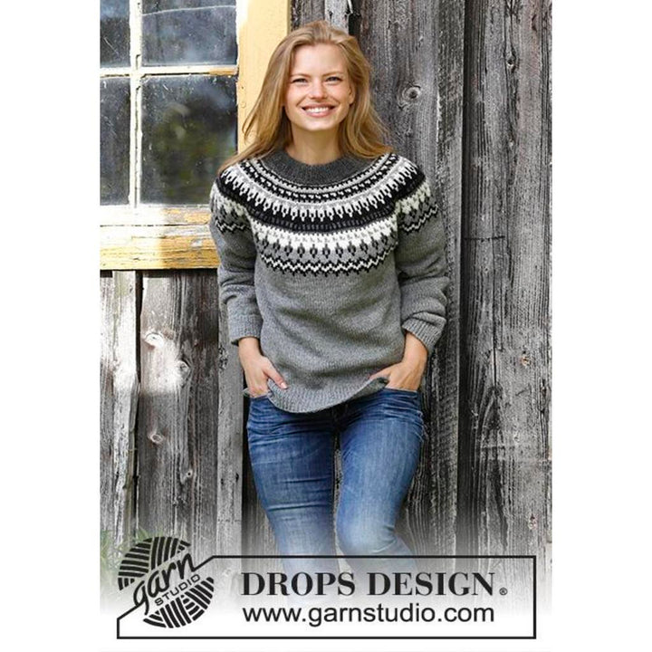 Night Shades Pullover Strickanleitung - Drops Design (PDF) bei Lieblingsgarn