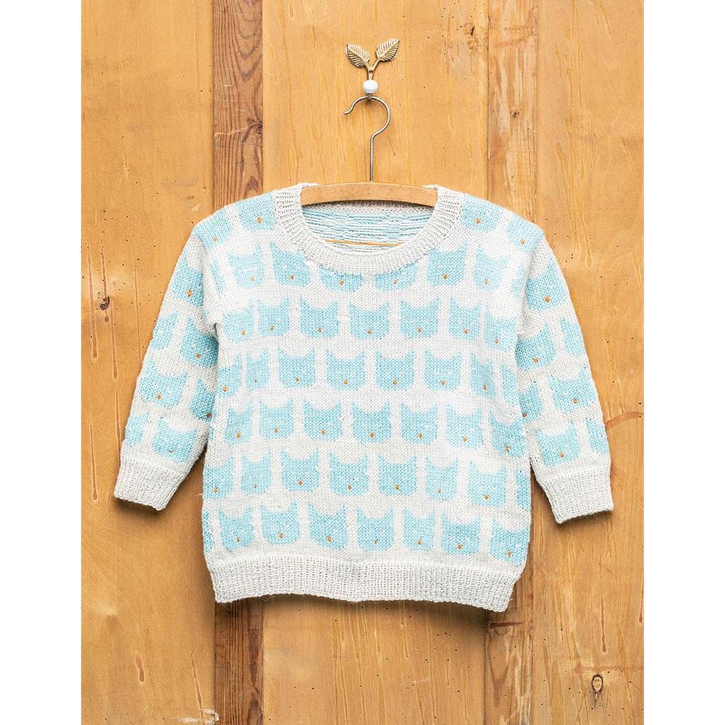 Katzen-Pullover Strickanleitung - Sandnes Garn / Olaug Beate Bjelland (PDF)