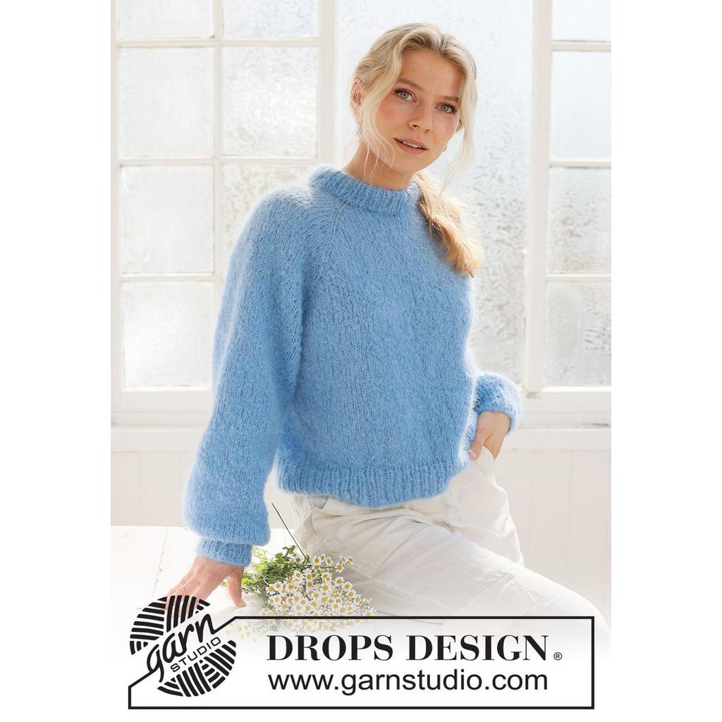 Blueberry Cream Sweater Strickanleitung - Drops Design (PDF) bei bei Lieblingsgarn