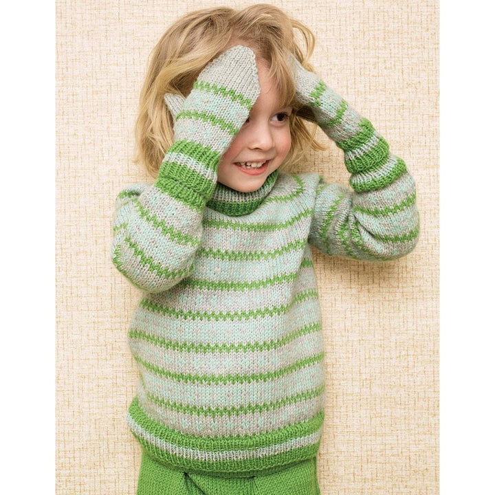Kinderpullover mit Raglanärmeln Strickanleitung - Sandnes Garn (PDF) bei bei Lieblingsgarn