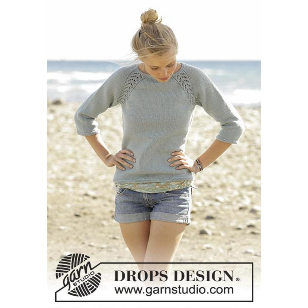 Wind Down Pullover Strickanleitung - Drops Design (PDF) bei Lieblingsgarn
