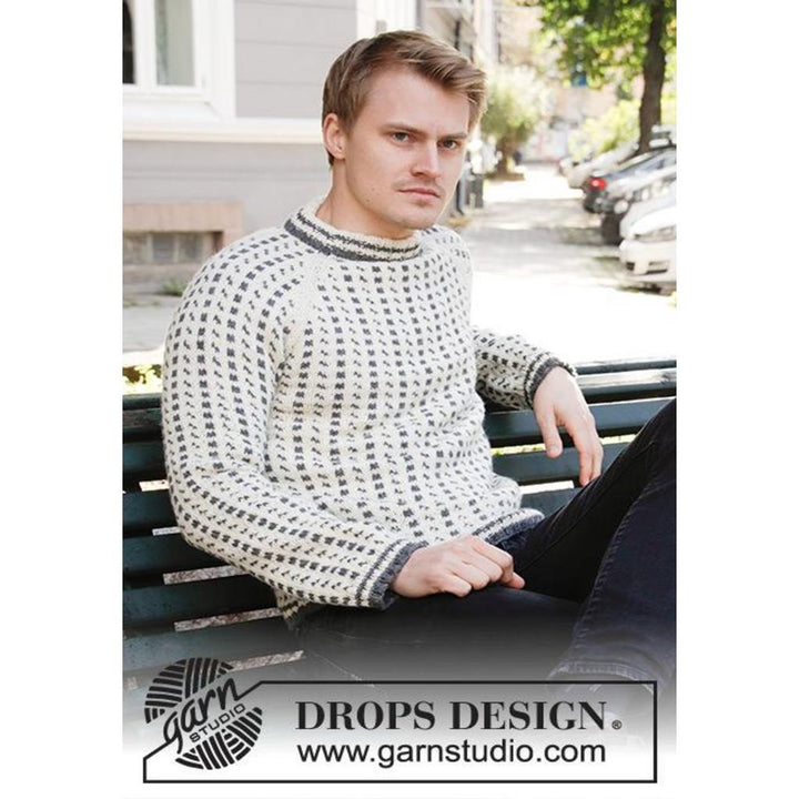 Herren Pullover mit Norwegermuster Strickanleitung - Drops Design (PDF) bei Lieblingsgarn