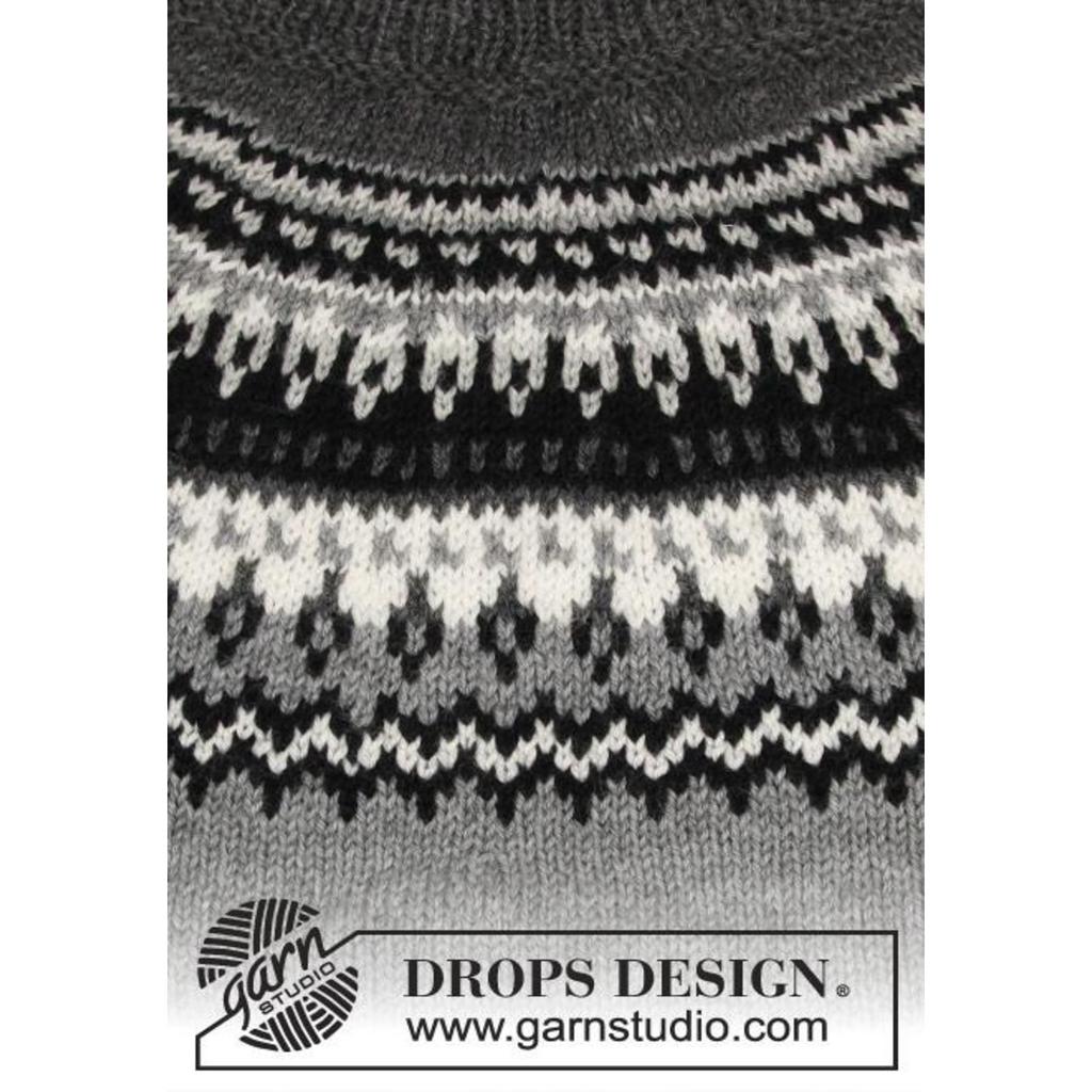 Night Shades Pullover Strickanleitung - Drops Design (PDF) bei Lieblingsgarn