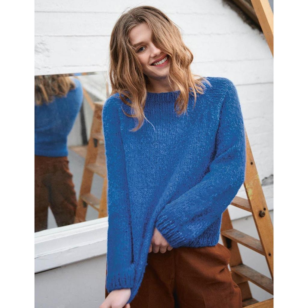 Raglan-Pullover von oben Strickanleitung - Sandnes Garn / Olaug Beate Bjelland (PDF)