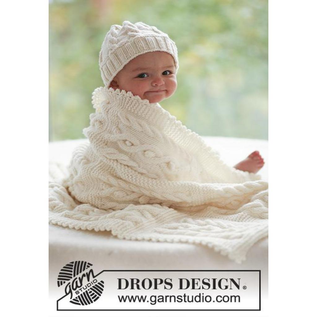 Cables and Cuddles Mütze Strickanleitung - Drops Design (PDF) bei bei Lieblingsgarn