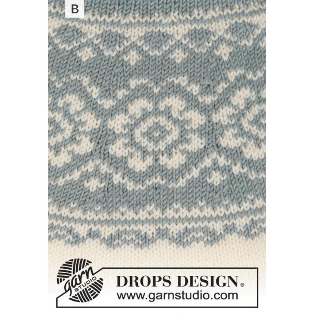 Periwinkle Pullover Strickanleitung - Drops Design (PDF) bei Lieblingsgarn