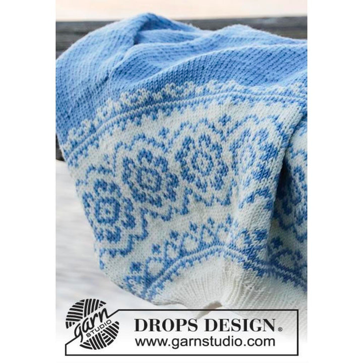 Periwinkle Pullover Strickanleitung - Drops Design (PDF) bei Lieblingsgarn