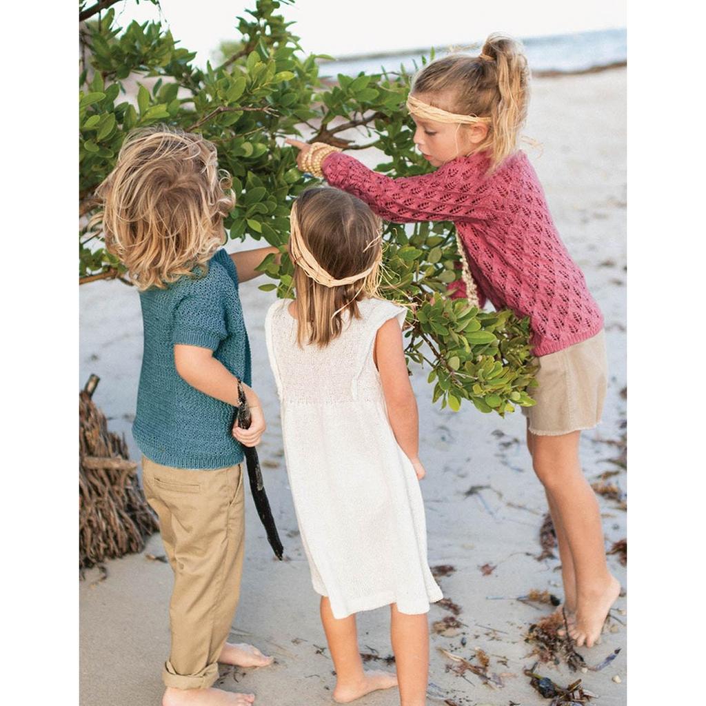 Kinder T-Shirt mit Raglanabnahmen Strickanleitung - Sandnes Garn / Anita Brathetland (PDF) bei Lieblingsgarn