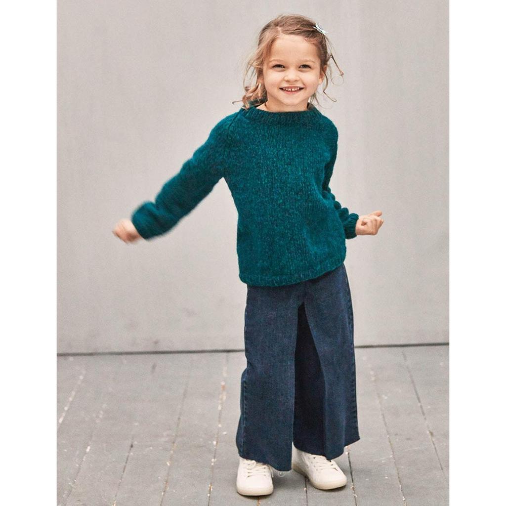 Einfacher Raglan-Pullover Strickanleitung - Sandnes Garn / Åsa Christiansen (PDF) bei Lieblingsgarn