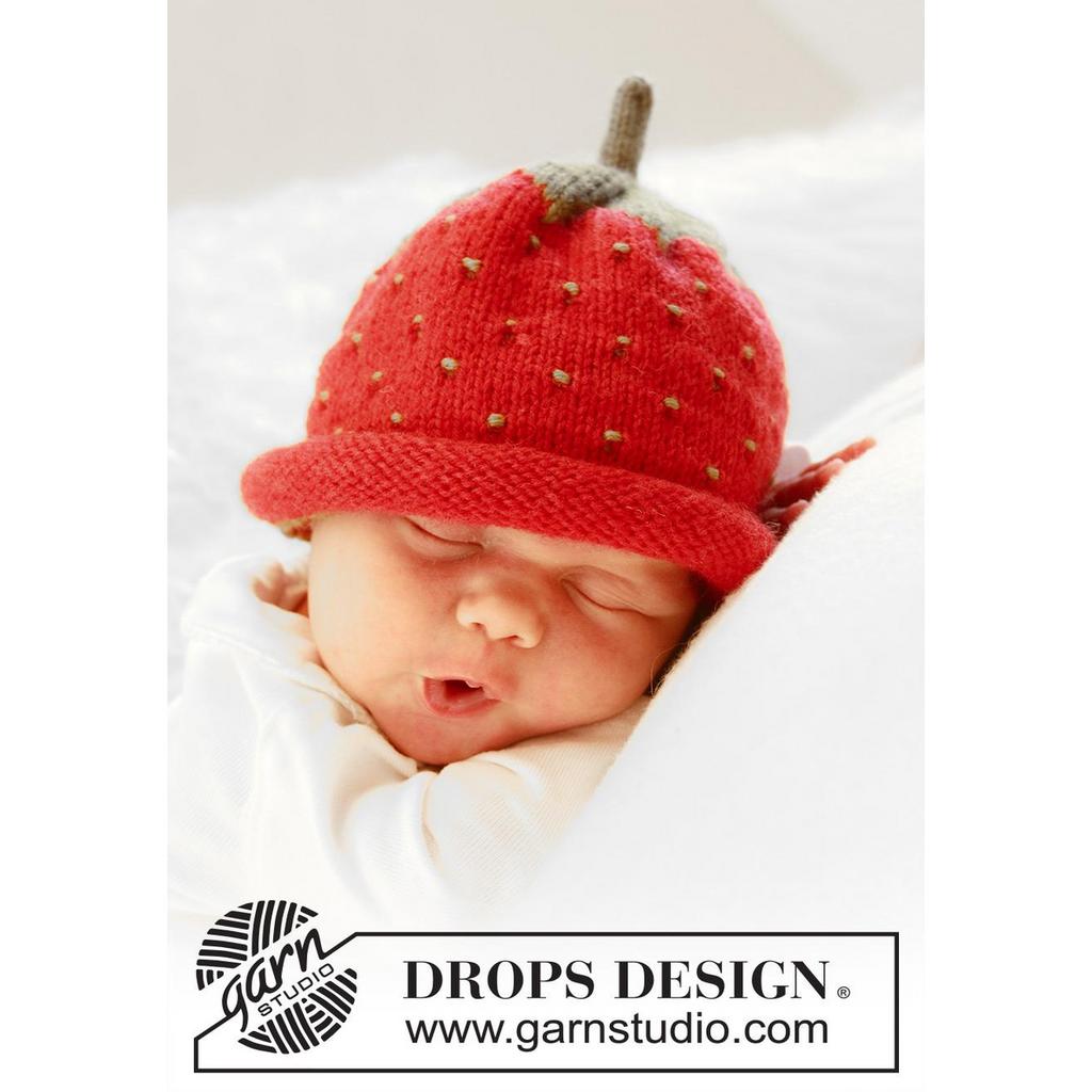 Sweet Strawberry Strickanleitung - Drops Design (PDF) bei bei bei Lieblingsgarn