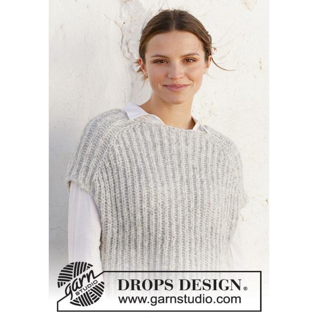 Mountain Moraine Pullunder Strickanleitung - Drops Design (PDF)