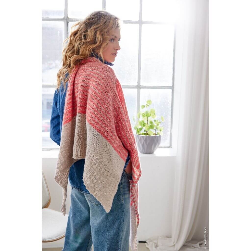 Lana Grossa Pattern Dreieckstuch Nebelwald Strickanleitung - Lana Grossa (Heft) Lieblingsgarn