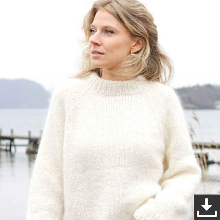 Drops Drops Air &amp; Kid-Silk Sweet November Pullover (PDF) Lieblingsgarn