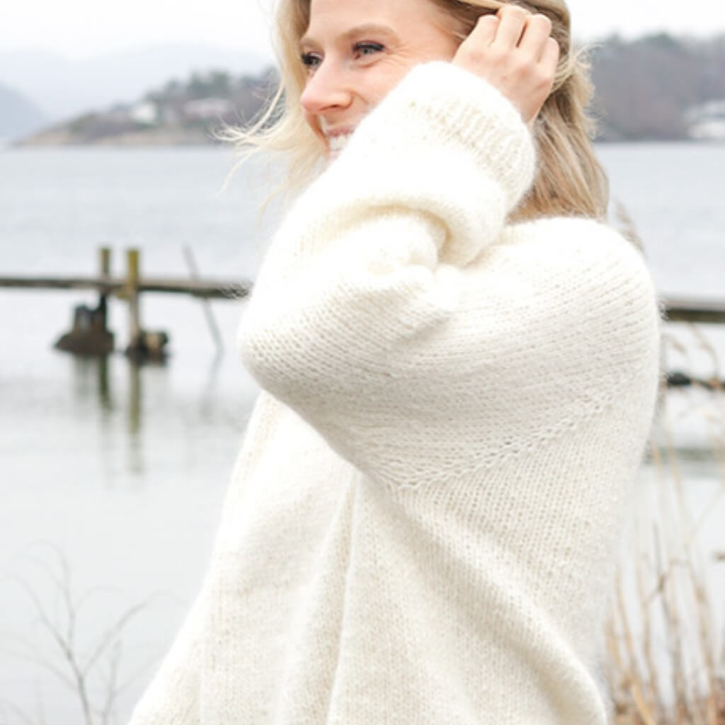Drops Drops Air &amp; Kid-Silk Sweet November Pullover (PDF) Lieblingsgarn