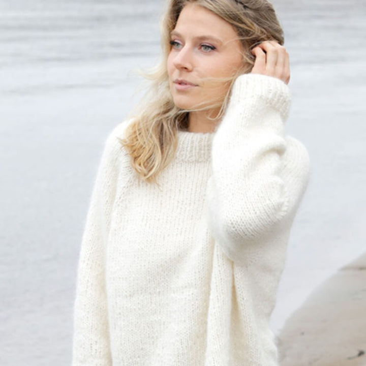 Drops Drops Air &amp; Kid-Silk Sweet November Pullover (PDF) Lieblingsgarn