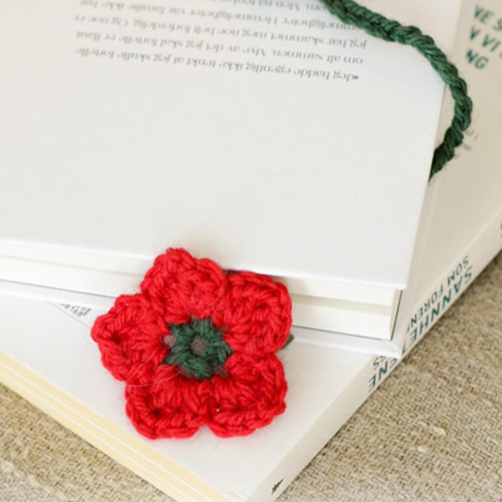 Drops Design Pattern Flower Quotes Lesezeichen Häkelkit - Drops (PDF) Lieblingsgarn