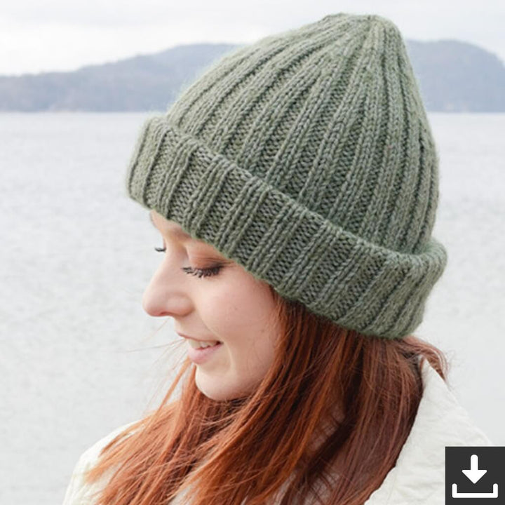 Drops Design Pattern Mütze Forest Grove Hat Strickset - Drops (PDF) Lieblingsgarn
