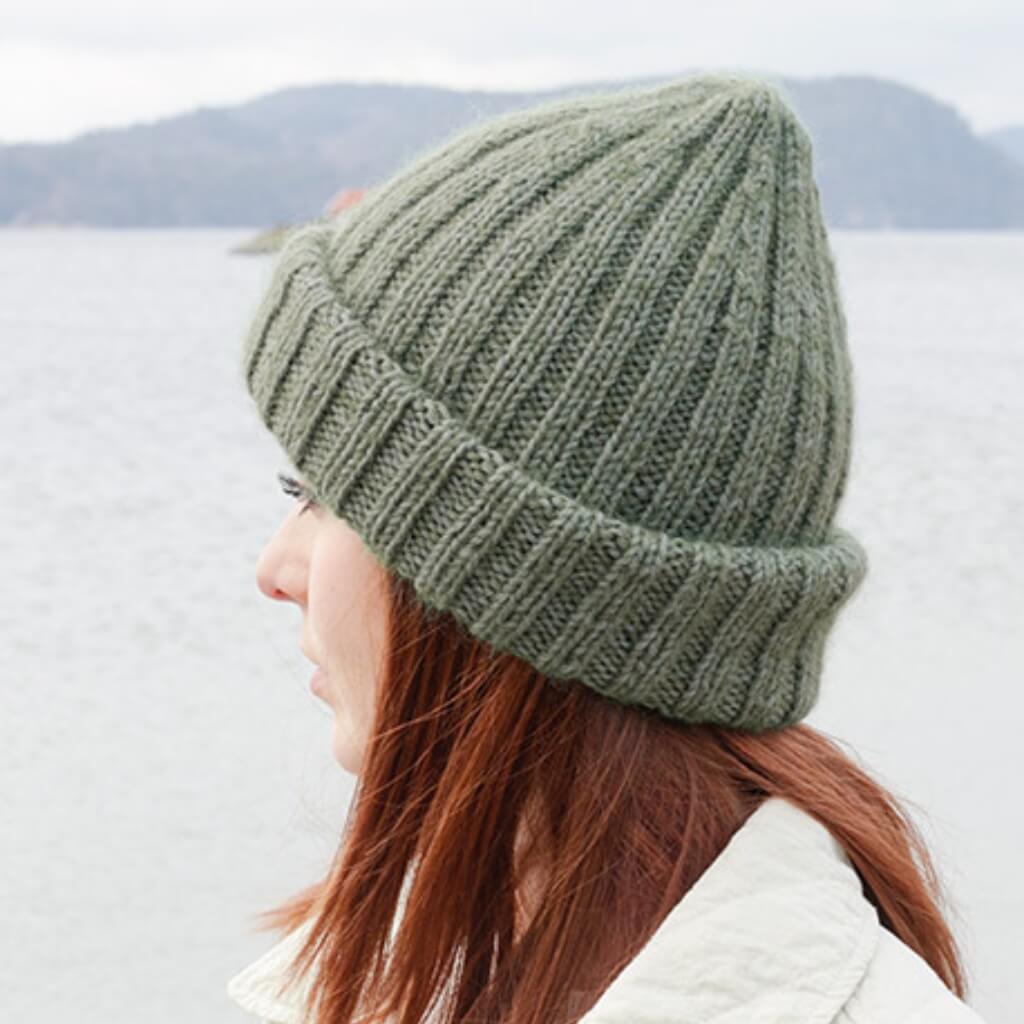 Drops Design Pattern Mütze Forest Grove Hat Strickset - Drops (PDF) Lieblingsgarn