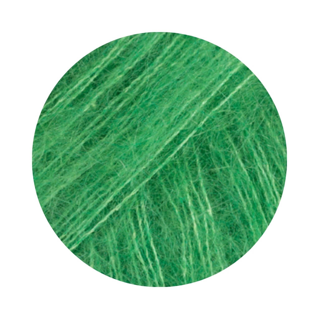 Drops Design 48 parrot green Drops Kid-Silk Lieblingsgarn