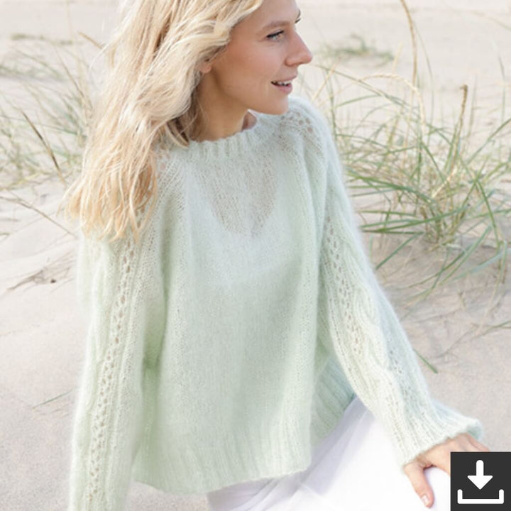 Drops Pullover Sweet Spring Strickanleitung - Drops (PDF) Lieblingsgarn