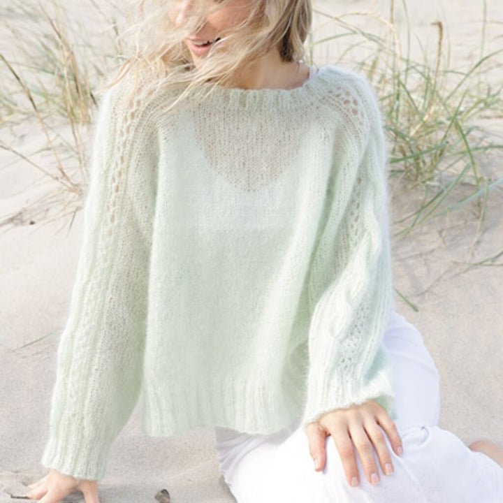Drops Design Pattern Pullover Sweet Spring Strickset - Drops (PDF) Lieblingsgarn