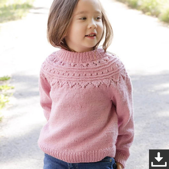 Drops Pullover Running Circles Sweater Strickanleitung - Drops (PDF) Lieblingsgarn