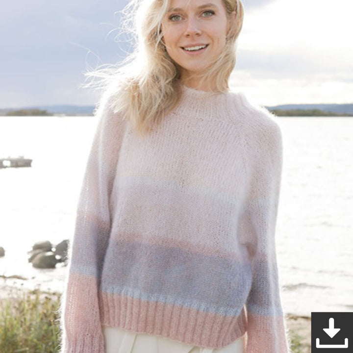 Drops Pullover Watercolour Horizons Sweater Strickanleitung - Drops (PDF) Lieblingsgarn