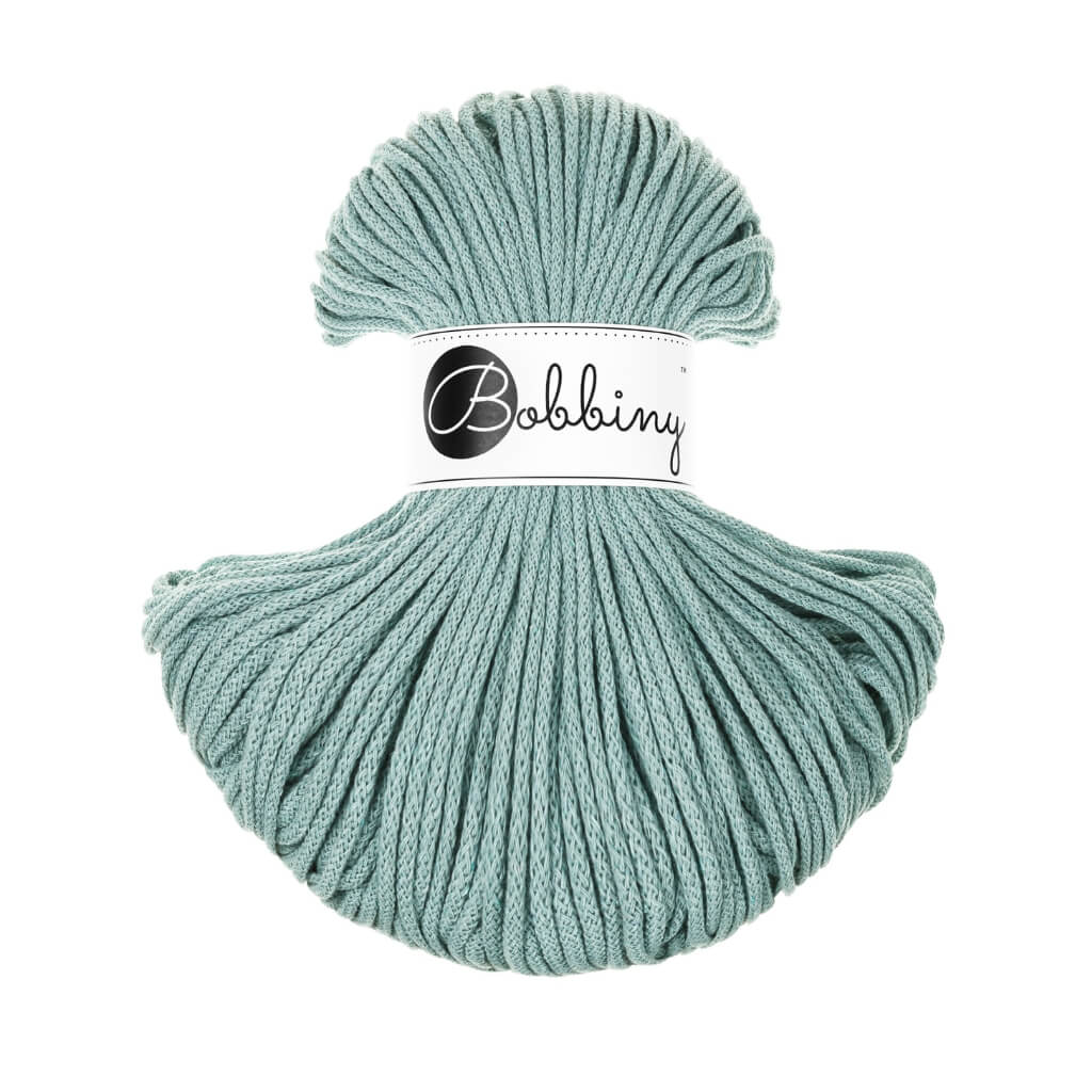 Bobbiny Makramee Duck Egg Blue Bobbiny Kordel Junior 3mm x 100 m Lieblingsgarn
