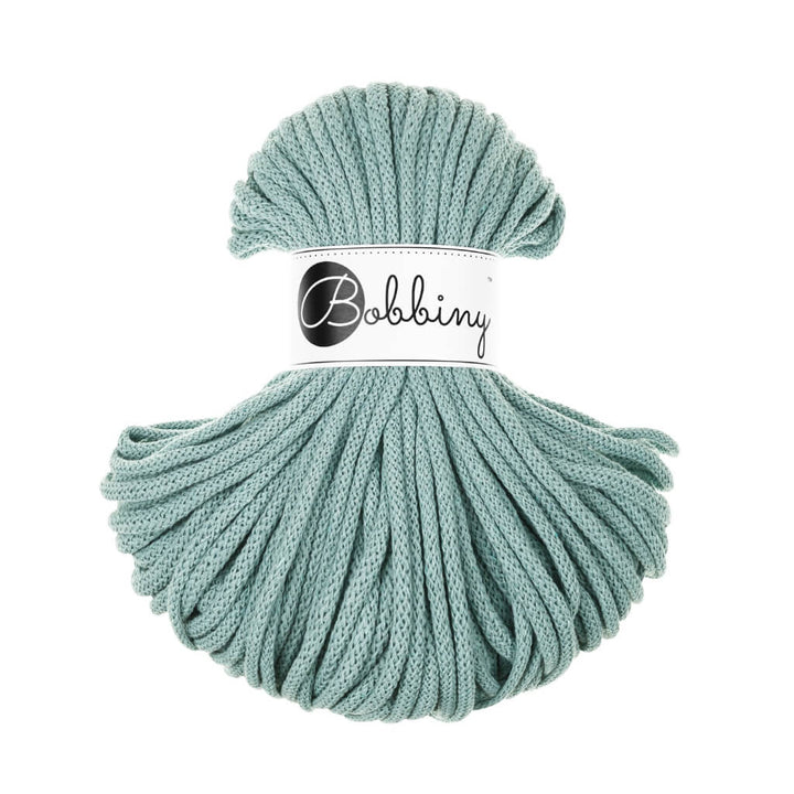 Bobbiny Makrameegarn Duck Egg Blue Bobbiny Premium Kordel 5 mm x 50 m Lieblingsgarn