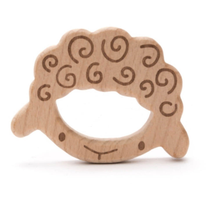 Durable Durable Baby Beißring Schaf aus Holz Lieblingsgarn