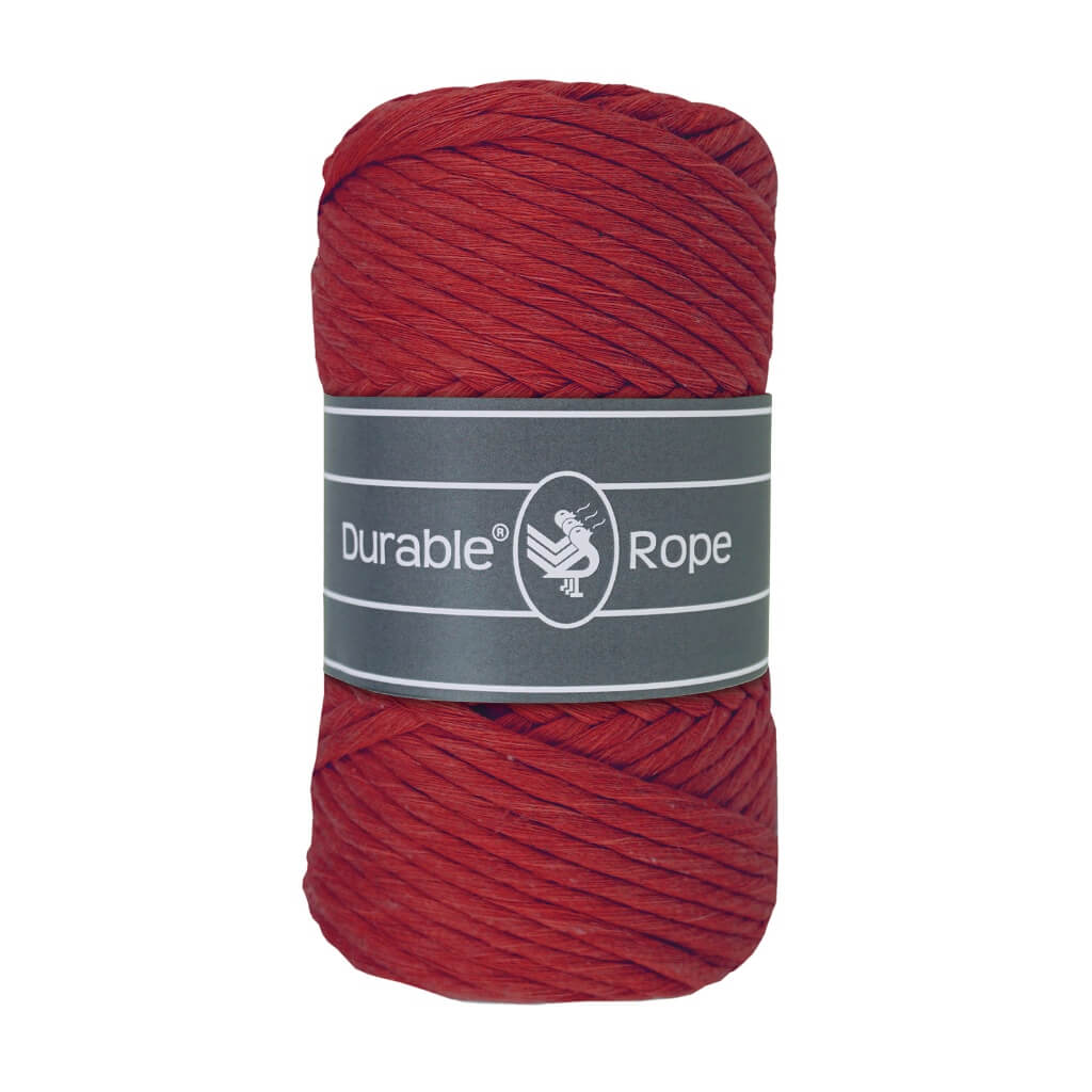Durable 0316 - Red Durable Makramee Garn 3 mm x 75 m Lieblingsgarn