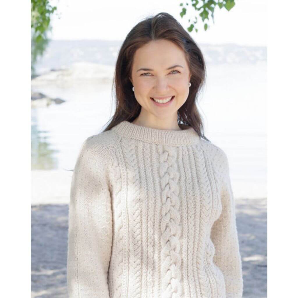 Drops Design Pattern Damen Pullover Echo River Strickanleitung - Drops (PDF) Lieblingsgarn