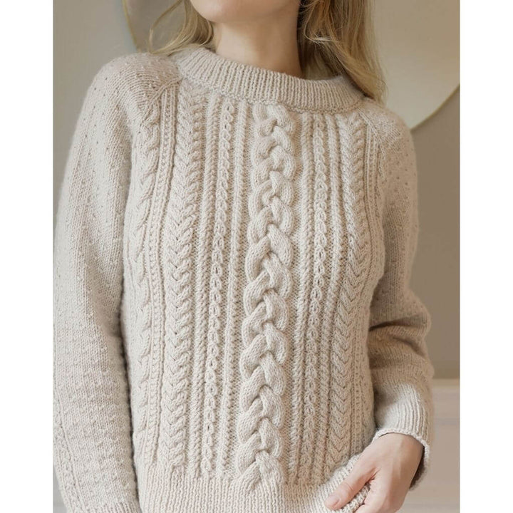 Drops Design Pattern Damen Pullover Echo River Strickanleitung - Drops (PDF) Lieblingsgarn