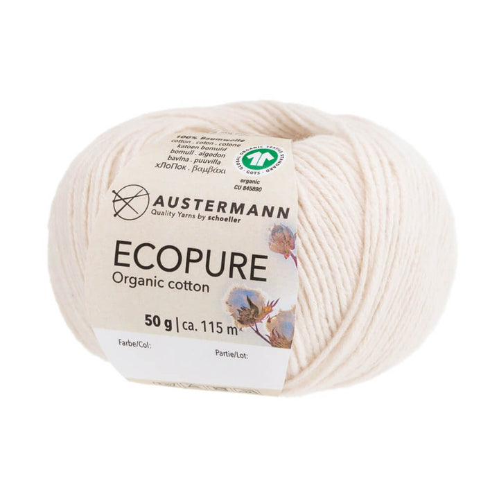 Austermann Austermann Ecopure 50g - Bio-Baumwollgarn Lieblingsgarn
