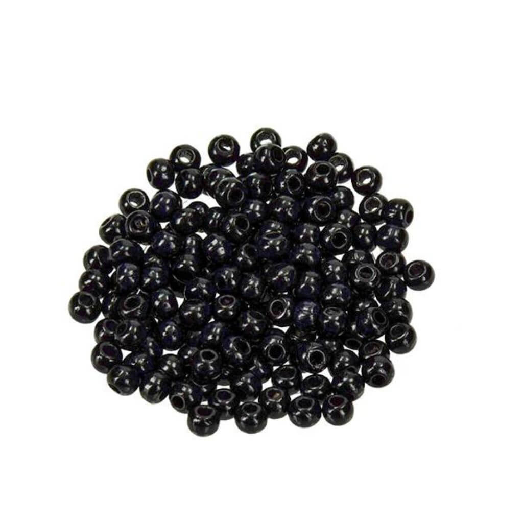 efco creative 10mm / Schwarz efco Holzperlen Lieblingsgarn