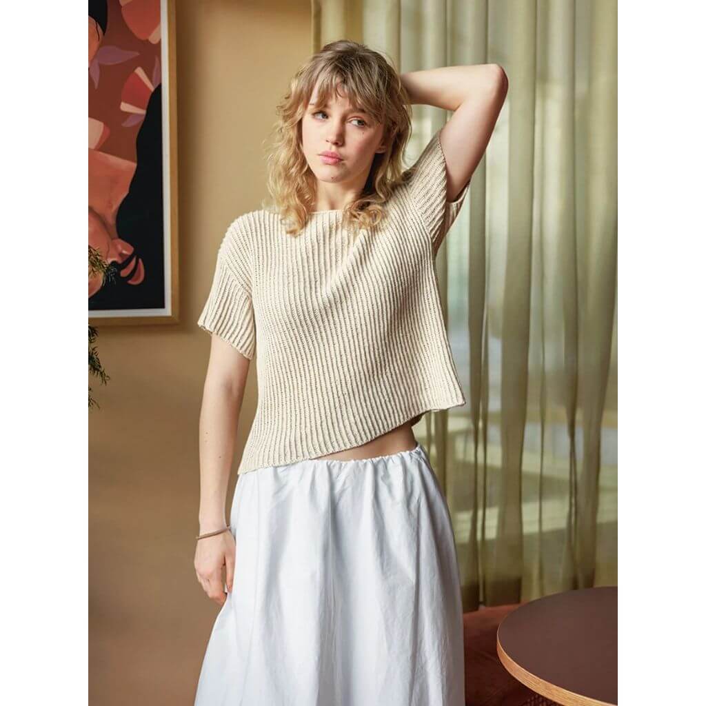 Sandnes Garn Damen Shirt Fenny Tee Strickanleitung - Sandnes Garn (Heft) Lieblingsgarn